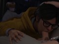 Valerie from Resident Evil Resistance Blowjob with Facial Cumshot