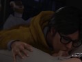 Valerie from Resident Evil Resistance Blowjob with Facial Cumshot