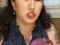Unedited Tracysdog Dildo Double Stimulation Pussy Clit Sucking Fucking Vibrating Toy Review