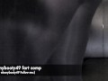 gassy ebony farts really hard