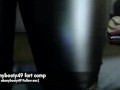 gassy ebony farts really hard