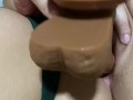 Super Creamy Pussy FUCK with Dildo