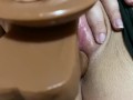 Super Creamy Pussy FUCK with Dildo