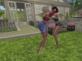 Pantyhose Neighbors Catfight Phantasy