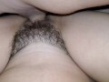 Close up creampie from her point of view