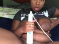 Jadeenasty Squirted with new toy