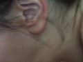 Teen recorded on iphone drinking throatpies again • nice and sloppy xtra drool