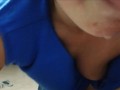 Wife masturbates husband and sucks friend's cock