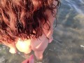 Hard Sex with a Sexy Teenager in a Beach.. Almost get Caught !! Amateur Couple Bonnie Clyde