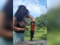 Big Natural Tits Power Tools - Off Grid Construction Projects Outside Topless