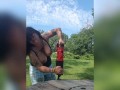Big Natural Tits Power Tools - Off Grid Construction Projects Outside Topless