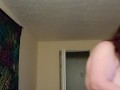 BBW smokes and dances around shaking tits and rubbing pussy 