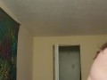 BBW smokes and dances around shaking tits and rubbing pussy 