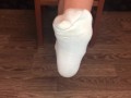 Fuck girl white sock, sockjob and pov show socks, smell socks and domination