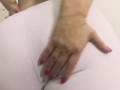 Showing my ass in very tight pants and moaning! 