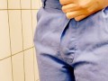 BBW popping button of way too tight pants (short vid)