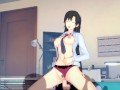 [OreGairu] Shizuka Hiratsuka(3d hentai)