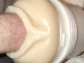 Fleshlight. Tight gripping pussy.