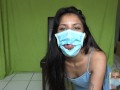 Covid 19 Glory Hole Masked Blowjob during Quarantine (Oral Creampie)