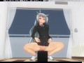 3D HENTAI cute masturbation and cums