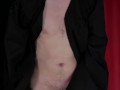 Graduation fail! Man's gown flies open and naked body and big dick is exposed during ceremony 