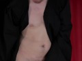 Graduation fail! Man's gown flies open and naked body and big dick is exposed during ceremony 