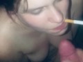 Smoking Fetish BJ And Cum Facial 