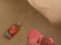 Spreading my toes In the shower