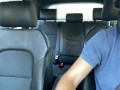 Milf cheating wife cums with Uber guy on the way to the beach