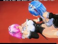 3D HENTAI Rem and Ram from anime Re:Zero cum together