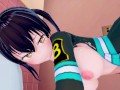 Tamaki Kotatsu FireForce 3D Hentai 3/6