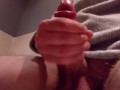 Cum stopper, solo, wanking, masturbation, cum, dick, cock