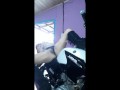 Sexy Chica en una moto se masturba FETICHE
