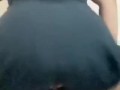 Twerking In a Dress With No Panties On 