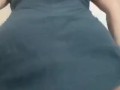 Twerking In a Dress With No Panties On 