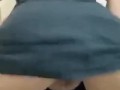 Twerking In a Dress With No Panties On 