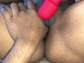 Fingered My Horny Indian Girlfriend While She Rubbed Her Clit With a Vibrator