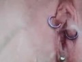 Myra’s pierced pussy pissing compilation. 