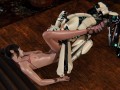 Star Wars Inspired - Grievous, Rey and an anal vibrator (3D Porn)