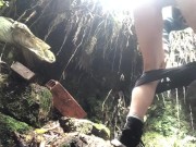 POV pis público con gringa bonita!