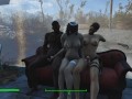 Threesome sex with the bride. The Bride Cheats in the Fallout Game | Porno Game, ADULT mods