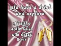 Lets have a drink and explore the silky satin fetish with sissy bruce