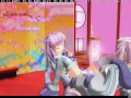 3D HENTAI Neptunia and Neptunia lesbians fuck in the room (Choujigen Game Neptune The Animation)