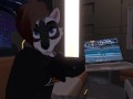 Space Raccoon Butt Invasion - POV Furry Sex