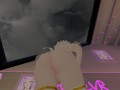 Hot Angel sits on your face ❤️ POV Facesitting with intense moaning in VRchat [uncensored 3d hentai]