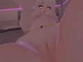 Hot Angel sits on your face ❤️ POV Facesitting with intense moaning in VRchat [uncensored 3d hentai]