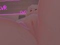 Hot Angel sits on your face ❤️ POV Facesitting with intense moaning in VRchat [uncensored 3d hentai]