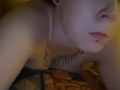 Hitting the blunt while getting my ass and pussy ate