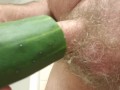 Fucking a cucumber (Cum)