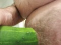 Fucking a cucumber (Cum)